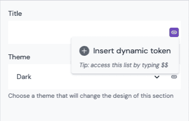 insert-dynamic-token