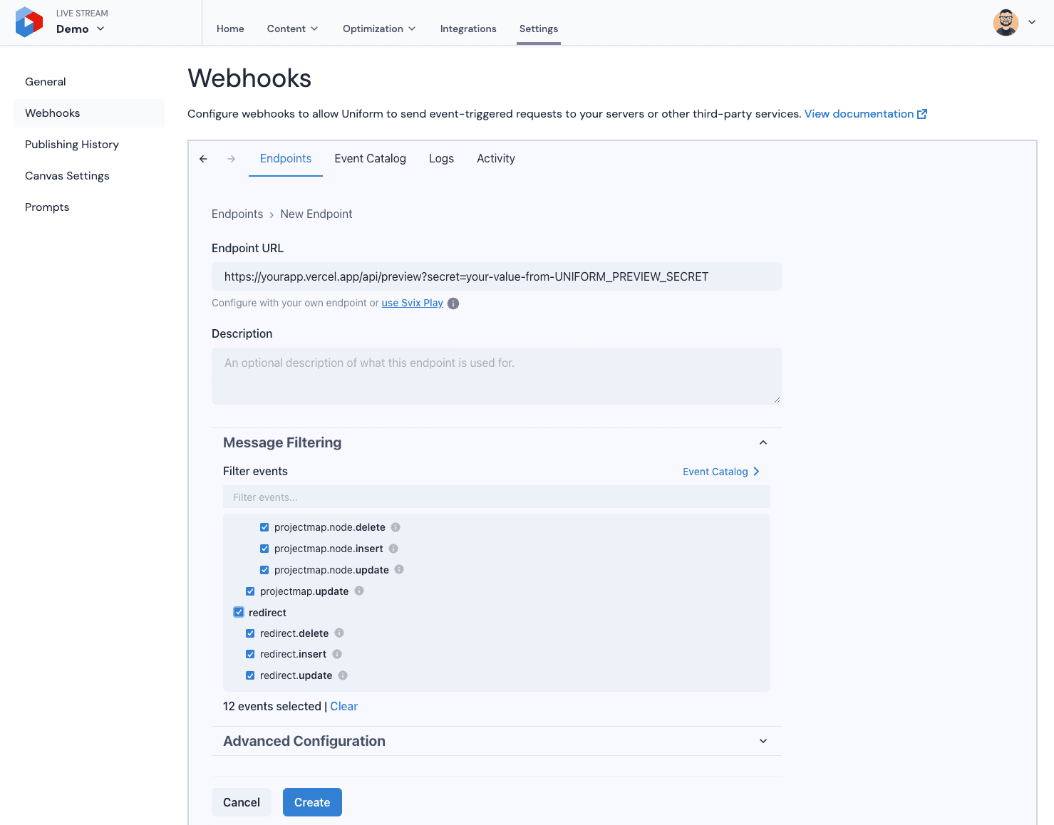 webhooks