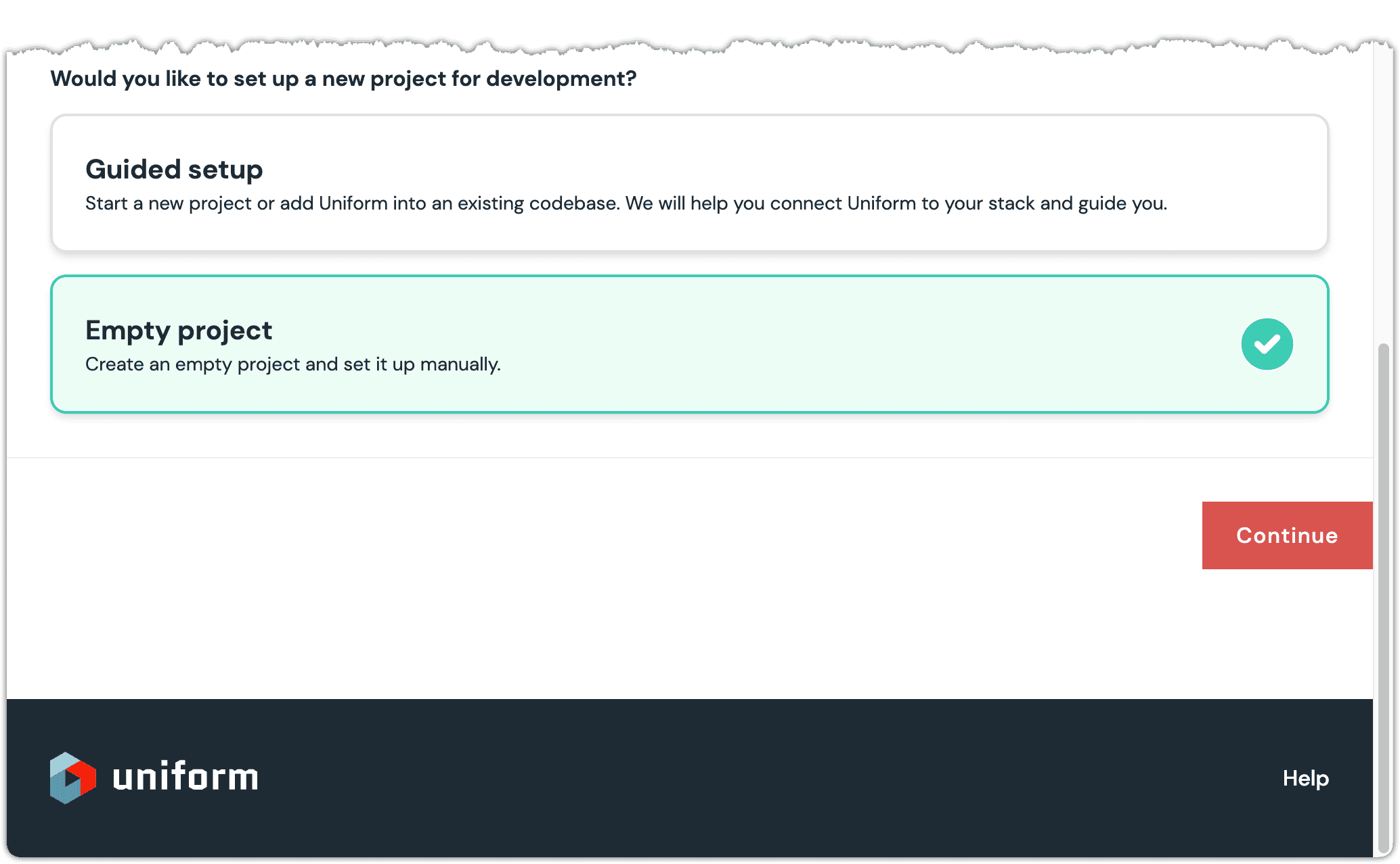 uniform-empty-project